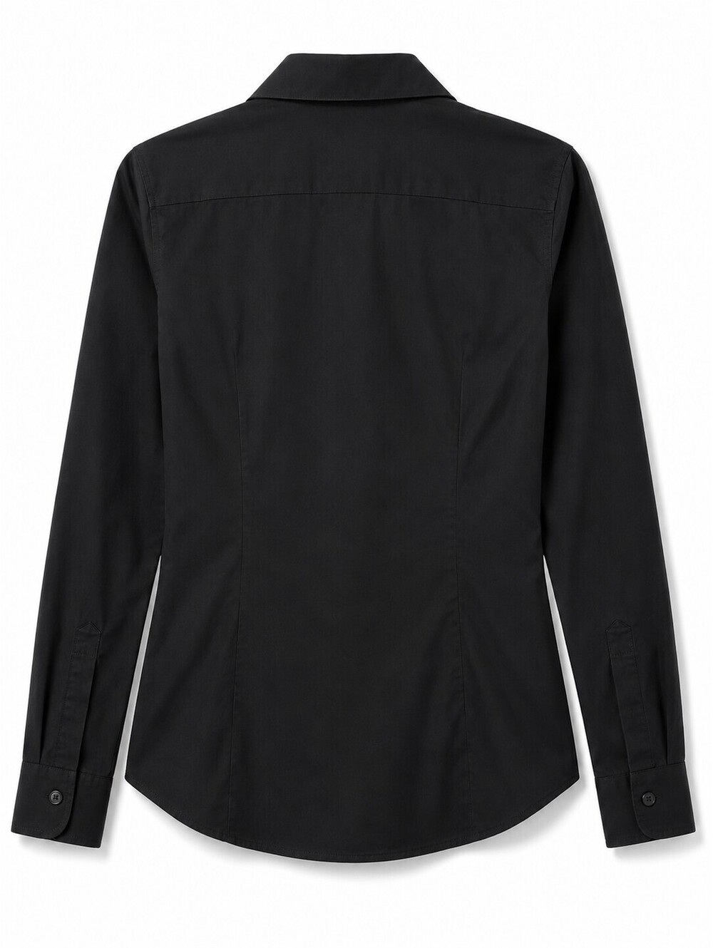 Chaps Black No Iron Button Up Shirt Women's M Business Casual Office Career - Picture 2 of 4